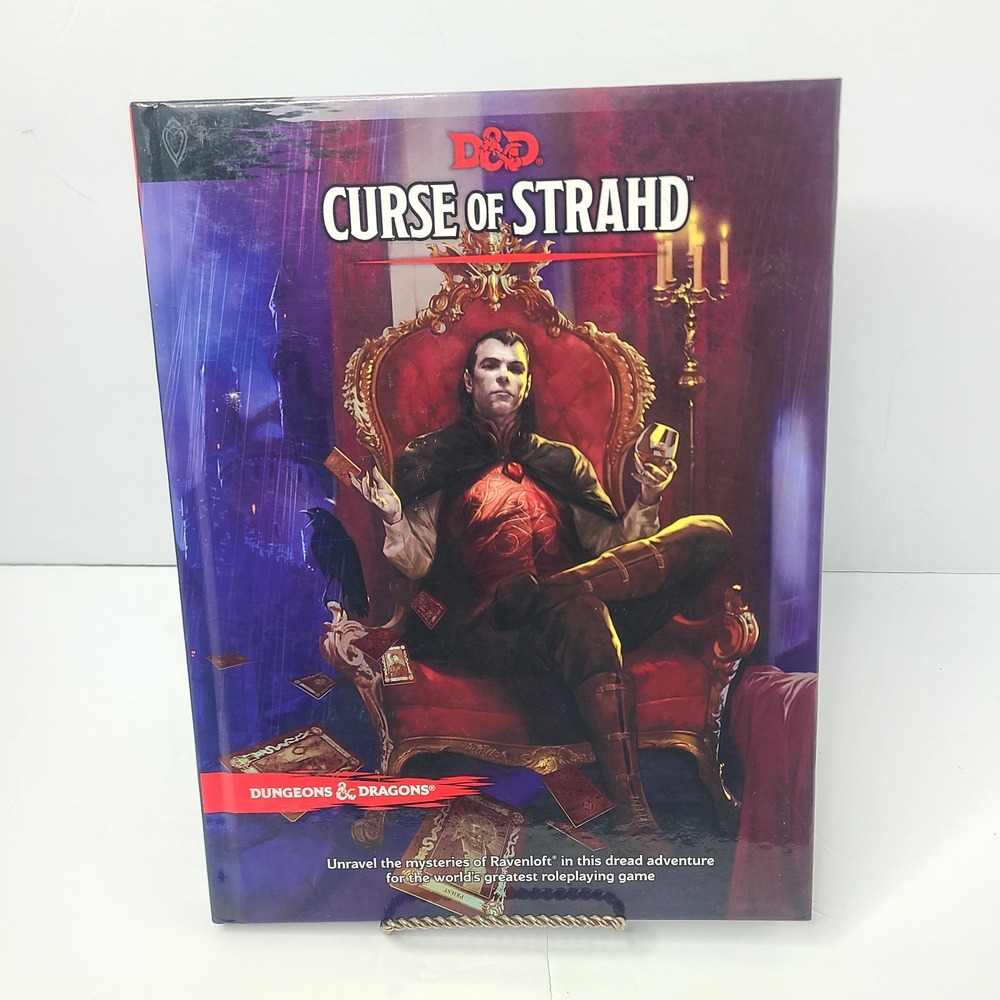 Dungeons & Dragons Curse of Strahd Hardcover Adventure Book 2016